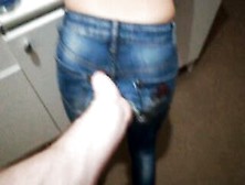 Milf Tearing Jeans And Fucking Butt With An Anal Dildo | 1080