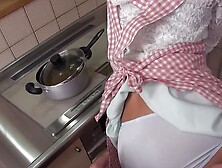 Japanese stepsister Kyoka Makimura sucks cock,  uncensored.