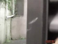 Smoking hot babe with a red top got sharked without notice