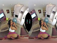 VRHUSH Jenna Foxx gets bent over and fucked in yoga pants