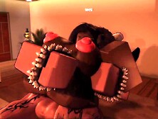 Futanari having pleasure with a ebony wench - Roblox