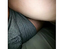 Brunette step mom with huge butt ride 10 inch of prick with step son