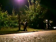 Boned outdoor during an evening stroll