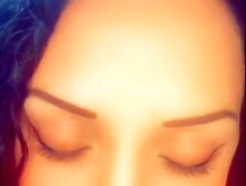 Lustful British hottie with large natural bazookas,  oil,  POV blow job joy and bulky climax!! Groaning and soaked snatch