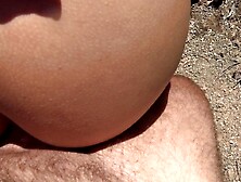 Shaggy Amateur Wife Enjoys Banging With Strangers In A Nudist Colony