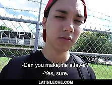 Latinleche - Virgin Latino Gets His Asshole Pounded By A Horny Cameraman