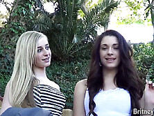 Lesbian Teens Having Fun On Camera