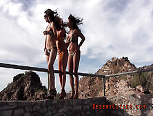 Lola Fine,  BTS,  tits on top of South Mountain