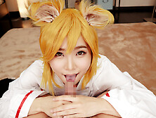 I'm Going To Get My Creampie! Aoi Kururigi Transformed Into The Cute Little Fox Girl; Jav Idol Cosplay Pov