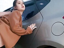 Picked Up Babe Gets Fucked By The Car