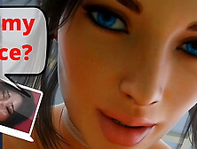 "Hey. Sis. Take off that bra finally. Your melons are so gigantic they can't fit in it anyway. " (Milfy City - Caroline -