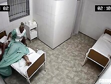 Ultra-Kinky therapists in the health center are using every chance to have some joy with corded up patients