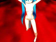 Mmd Blue Hair Cutie Peach Fuzz Nice Tits And Ass Pov Gv00189