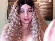 Vanilla Faith plays with her pussy