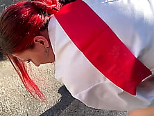 bottle in the neighbor's daughter's ass