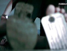 Jennie Russo Nude,  bush scene in Night of Something Strange (2016)