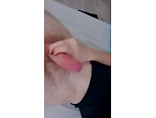 Touching my extremly hard knob till i cum