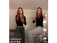 2 Swedish Teens Twerk On Tiktok;) Ella And Othilia