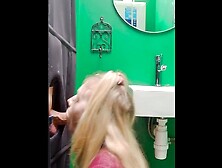 Enticing princess at gloryhole porn