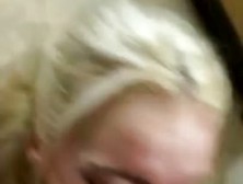 Blonde Gets Facial At Work. Mp4