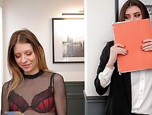 Watch sassy Lina Luxa and Rebecca Volpetti's xxx