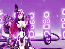 Hyperdimension Neptunia Iris Heart Hentai Undress Dancing Plutia Killer Lady Mmd 3D Big Boobs