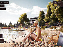 Threesome with 2 Attractive Collage Skank in Public Library - 3D Anime Animated Porn With Sound - Living With Temptation