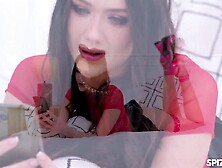 Brunette hair Sweetheart Vixi Rafi Gets Drilled After A Successful Teasing