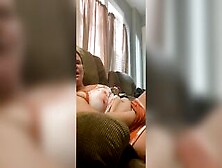 Masturbating Into The Living Room