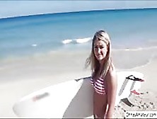 Playing On The Beach And Fucking In The Car