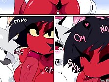 Millie And Loona Erotic Threesome Beach Massage With Moxxie