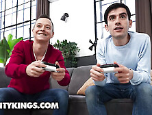 REALITY KINGS - Lilly Mays Sneaks Off with Jordi for a Quiet Fuck While His Friend Keeps Gaming