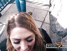 GERMAN Mia BLOW goes on Blind Date to get BONED!