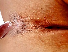Young 18yo Girl vs 65yo Man - Close-Up Anal Licking with Long Tongue