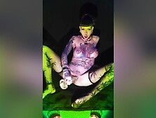 Neon Glowing Weed Brat Pussy