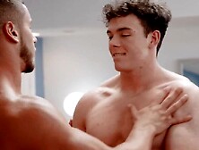 Sean Cody - John Bronco Starts To Rub Oil On Clark Reid's Masculine Body Until His Dick Became Hard