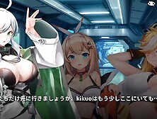 Watch as a verified amateur gets a hot handjob from a male in front of her pc in a hentai game