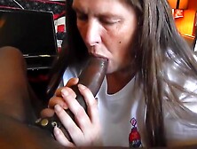 Grandma Worships And Blows Big Black Cock