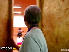 Fucking gymteacher getting caught