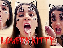 Alluring Kitty Blowed It All Down to the Last Drop