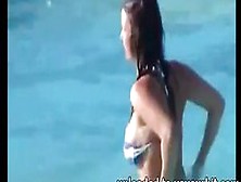 Water Slide Expose Boobs