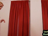 Femdoms masseuses pegging guy in 3some