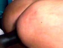 Asshole fucking inside a 3 way with a turned on mom