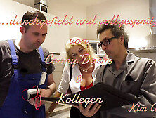 Sexy MILF Kim Golden Mounts with 2 Dicks!