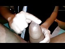 Audrey's Foreskin Handjob With Cumshot 2