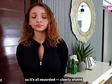 Delivery Hotty Drops the Package… Pays with Her Butt!