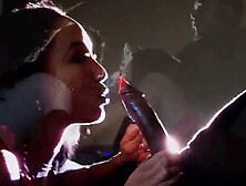 3way Thrill! Hot Blonde Babes Share Big Black Dick in Hardcore Fashion