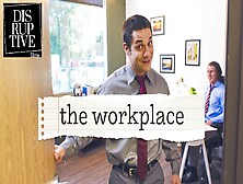 Awkward Hunk Finally Fucks Boss At Work - The Office Gay Parody