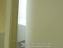 Bikini angel receives cum in her dirty face hole