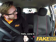 Fake Driving School Big tits learner ends lesson with anal